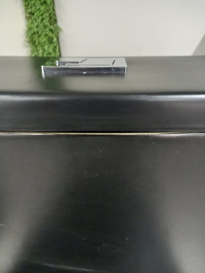 Унитаз-моноблок Azario Morano 680x370х830, безободковый,сиденье микролифт черный матовый (AZ-1001MB)