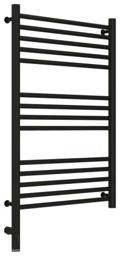 Полотенцесушитель Богема 3.0 800х500 прямой, тэн левый, черный матовый, 31-5804-8050