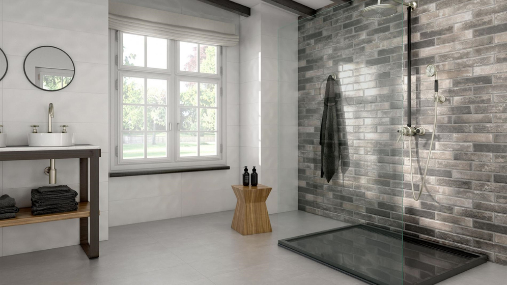 Brickwall Tortora керамогранит Pamesa 7x28