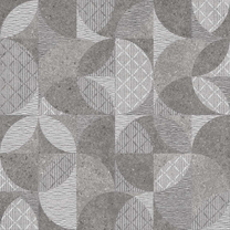 DL601020R Фондамента серый декорированный обрезной Kerama Marazzi 60x60