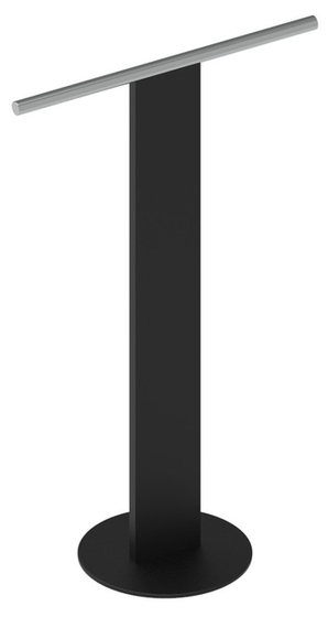 04987 370101 Keuco Напольная стойка полотенцедержатель, черный/хром