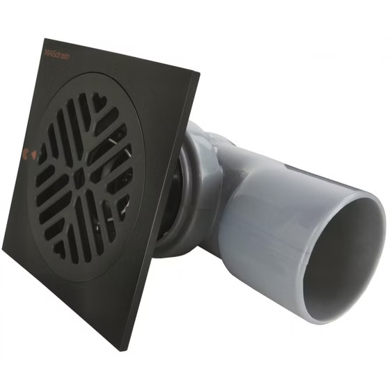 Трап MagDrain C36 Q50-O(100*100, магнитный клапан, латунь, черный)