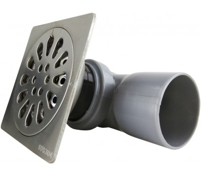 Трап MagDrain PC 05 Q50-B (100*100, магнитный клапан, нержав., Матовый )