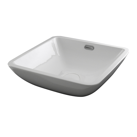 Раковина Noken Forma Square 40х40 на столешницу 100123293