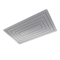 100090135 Noken Square Верхний душ без шарового соединения, 50х30 см, хром