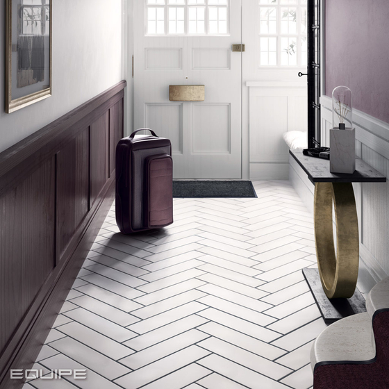 Stromboli White Plume  керамогранит Equipe 9,2х36,8