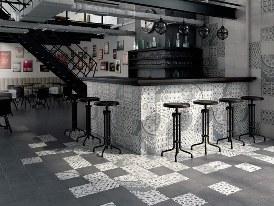  SG914600N Коллиано Орнамент серый Kerama Marazzi 30x30