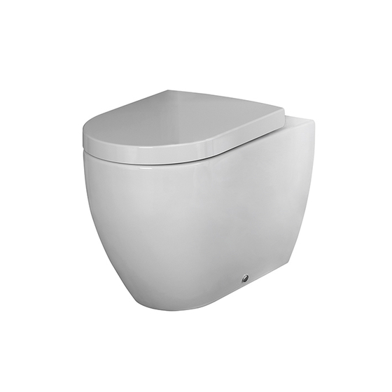 Унитаз приставной Noken Arquitect 100278746, сидение с микролифтом 100283411, 55 см