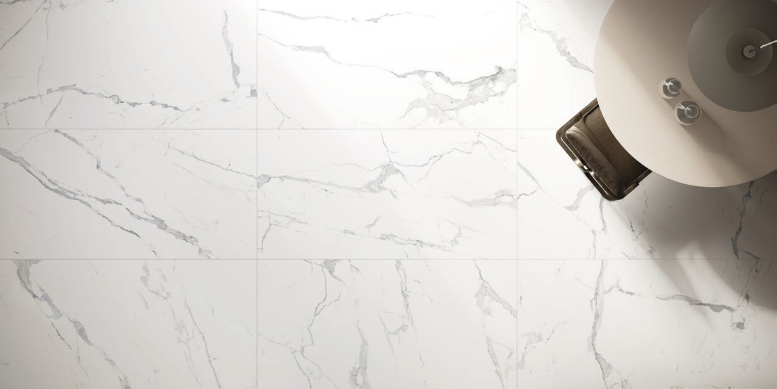 Stellaris Statuario White Lap керамогранит Italon 60x120