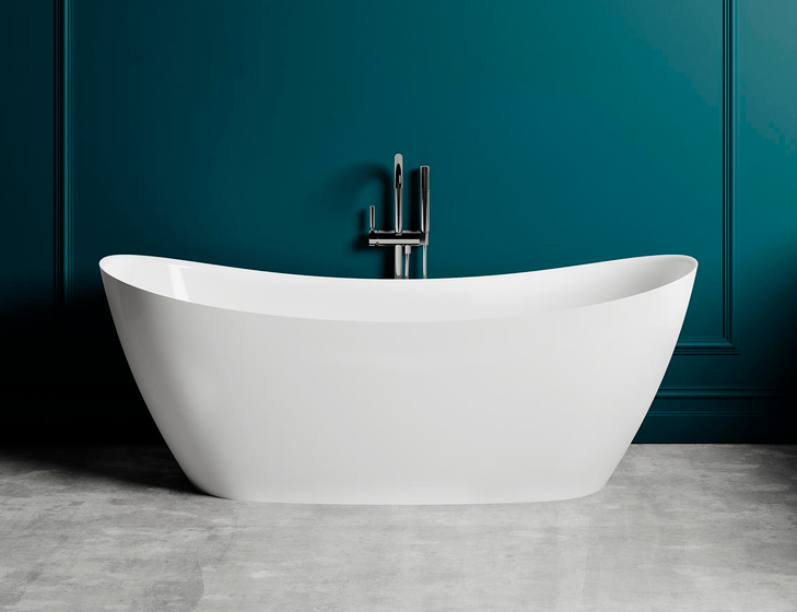 Ванна отдельностоящая Salini Noemi Basso, Sapirit, 1700х750х680 мм, белая глянцевая, 101712G