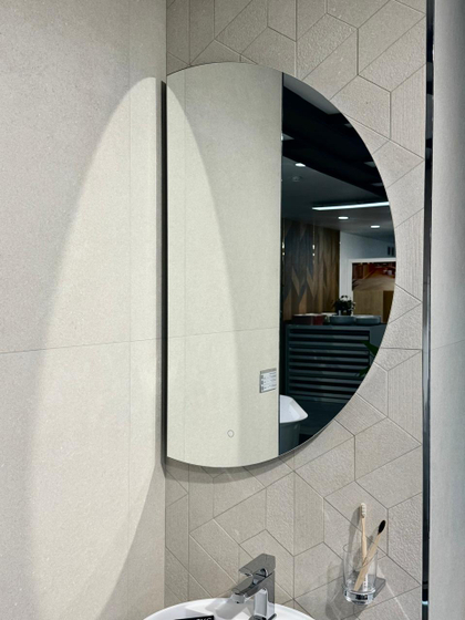 Зеркало Miralls Enigma 600x1000, интерьерная подсветка 3в1, тач кольцо, обогрев