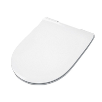 Крышка с сиденьем ARTCERAM, FILE 2.0, Slim для унитаза, soft-close, цвет белый мат/хром, FLA014 05