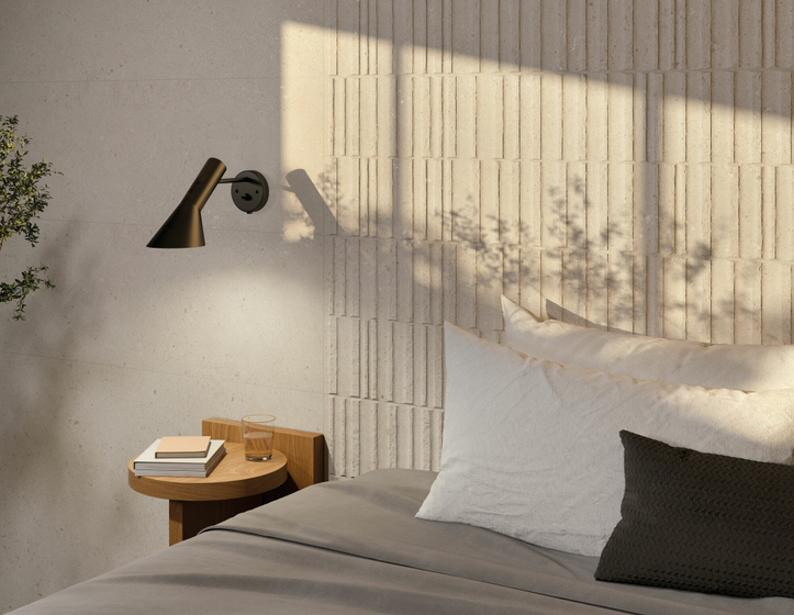 Manhatton Bone Wavy Deco плитка Peronda 33.3x100