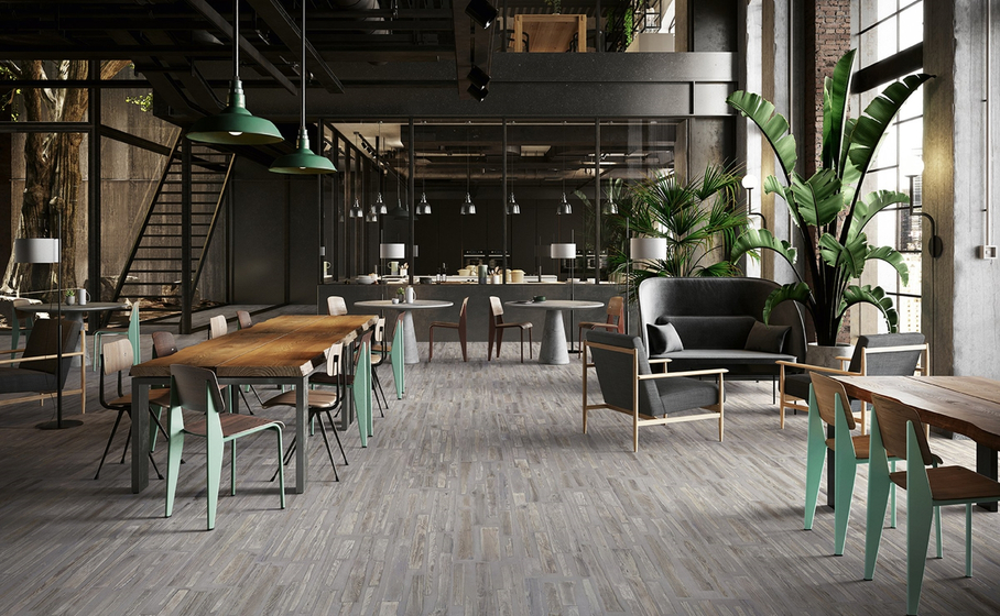 Fusionart Grey керамогранит Sant'Agostino 30x120