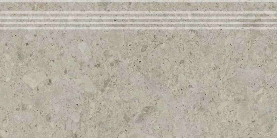 DD605920R/GR  Ступень Чеппо ди Гре бежевый светлый матовый обрезной Kerama Marazzi 30x60