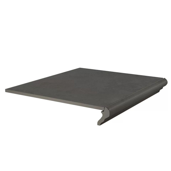KM4040G0041NGTF Ступень фронтальная Хадду серый тёмный матовый Kerama Marazzi 40,2х34