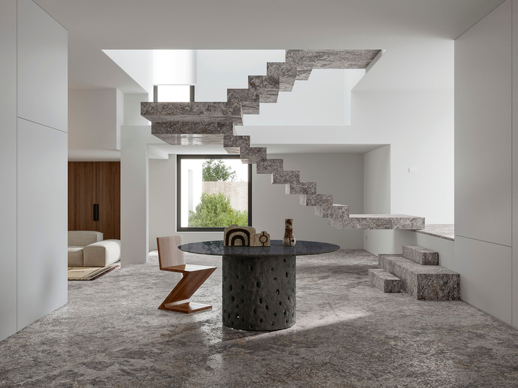 Celeste Aran Lap.6 mm керамогранит  Maxfine 75x150