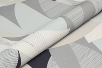 KM8508 Обои виниловые на флизелиновой основе Шафран мотив, черный листья Kerama Marazzi