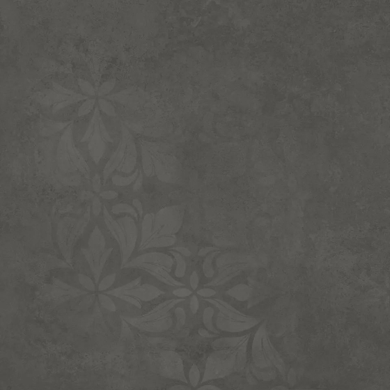 KM4040G0091N Хадду серый тёмный матовый декор. Kerama Marazzi 40.2x40.2