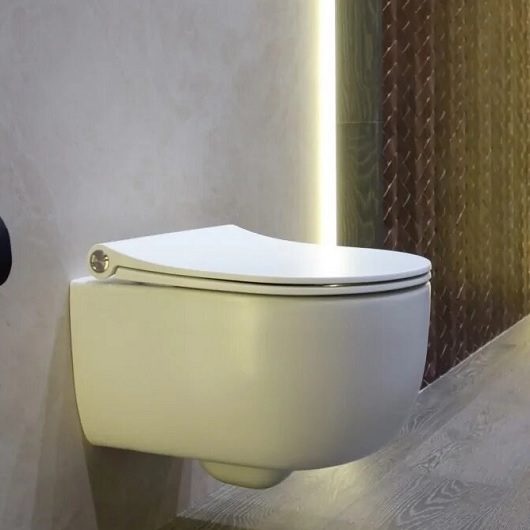 Унитаз Acro Compact Rimless 100251816 подвесной 49 см, сидение Softclose Slim 100268652