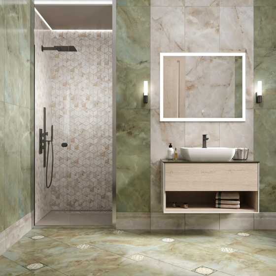 SG642302R Джардини зеленый обрезной лаппатированный Kerama Marazzi 60x60