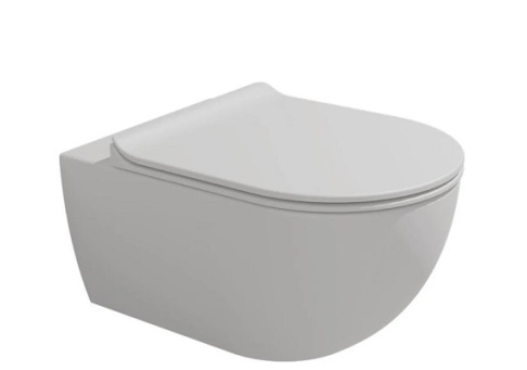 Унитаз подвесной Flaminia App Gosilent (AP118SLAT+APCW10LAT) сидение микролифт, LATTE 54х36х27