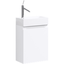 Тумба Леон 40 см, подвесная Ln-MP.01.04/W с раковиной Unam 220 T1.04.04D