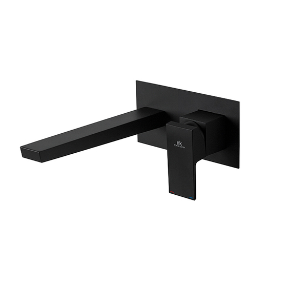 100264004 Noken Square смеситель для раковины из стены,наружная часть, черный