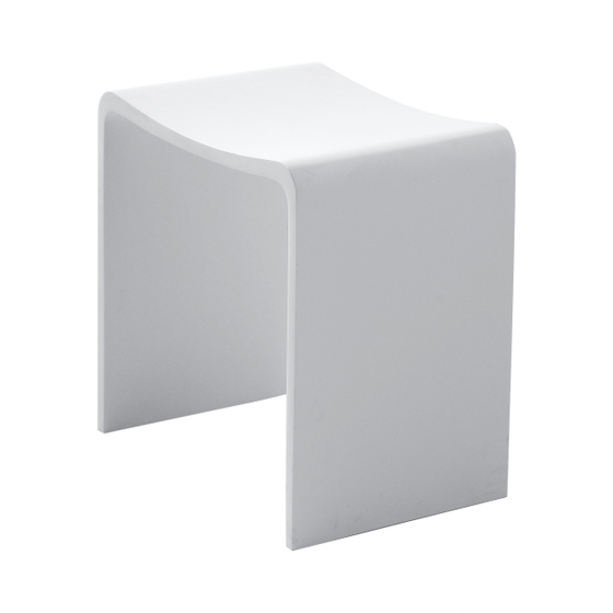 Стул DA-Stool-B (400х300х425) Solid Surface, белый