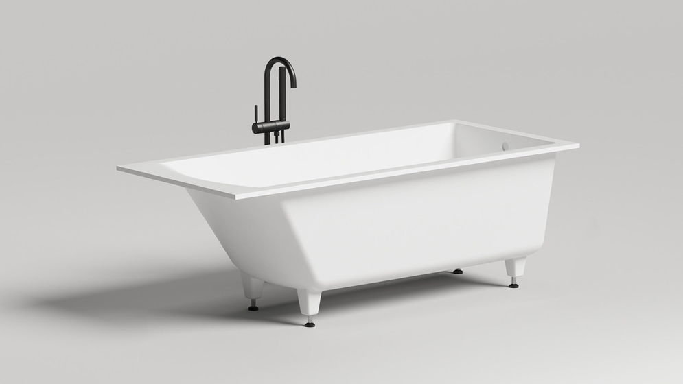 Ванна встраиваемая Salini Cascata, S-Sense, 1706x750x620, белая глянецевая, 104113G