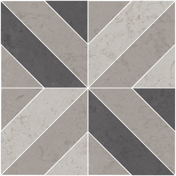 ID124T Декор Про Лаймстоун серый матовый обрезной Kerama Marazzi 60x60