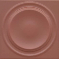 OBE003 Декор Аква Альта 2 красный матовый структура Kerama Marazzi 20x20