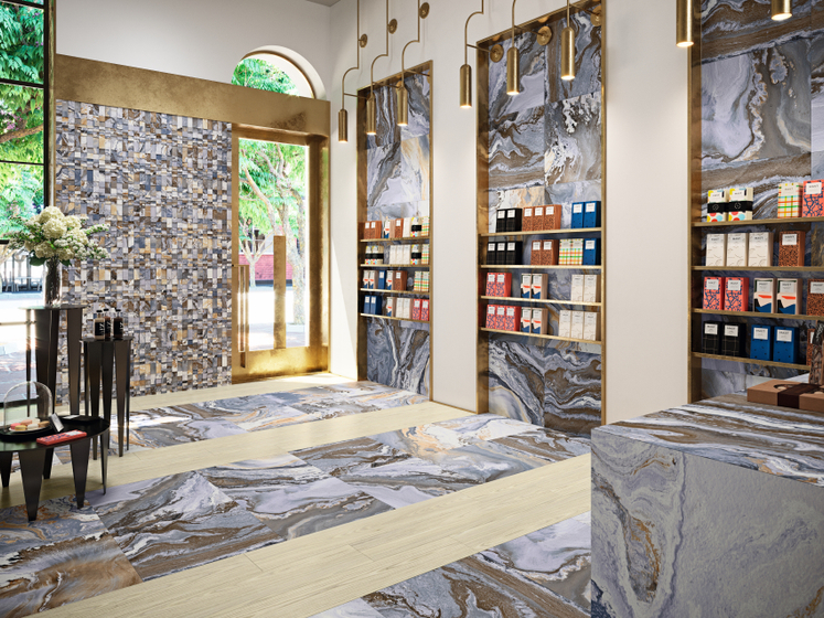 Canyon Purple Natural керамогранит LAND Porcelanico 99.55x99.55