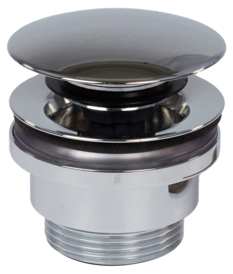 Донный клапан Keuco, 1/4 дюйма,  Хром черный шлифованный, Push-Open, 59902 130000