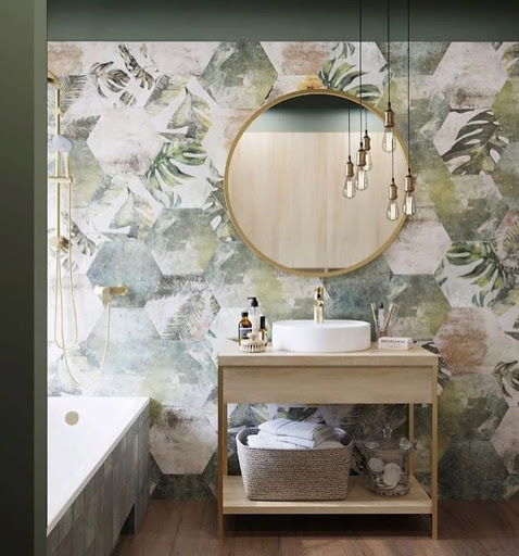 Hexag Tropic Emerald керамогранит ZYX 32x36.8