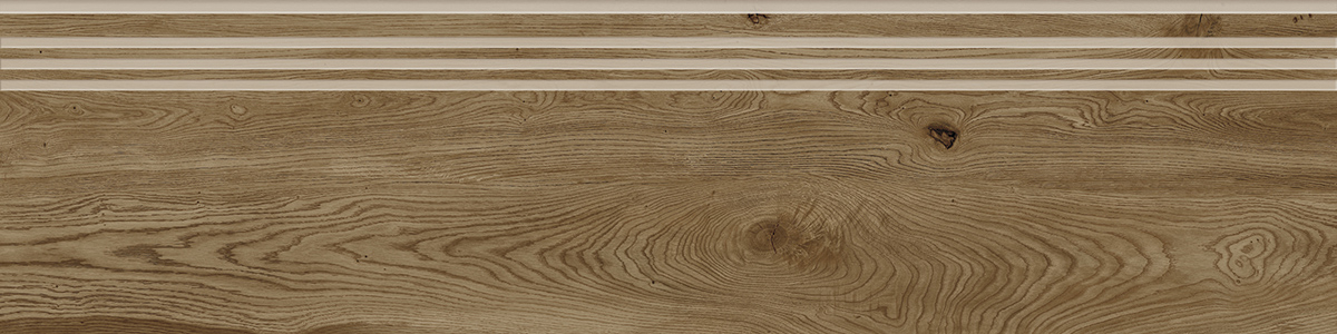 Ступень Стандарт Граните Этно Вуд Коричневый (Brown) SR Структурная 30x120