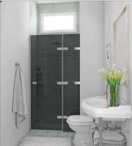 Душевая дверь TREND DOOR GK-862AONE 1077*2300 стекло Grafit, 8мм, CH04, петли с права CH27 хром.