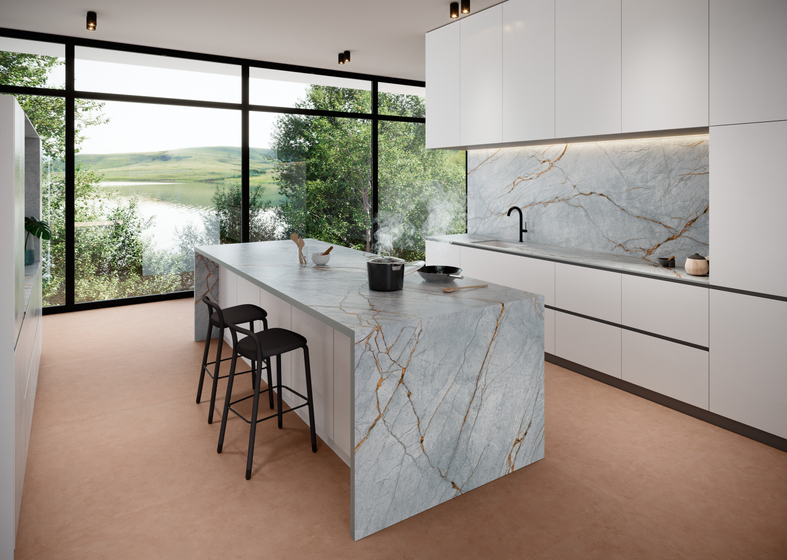Blue Roma Cielo керамогранит 120x278x5.6 mm Coverlam 120х278
