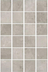 MM15150 Декор Монсанту мозаичный серый светлый глянцевый Kerama Marazzi 15x40
