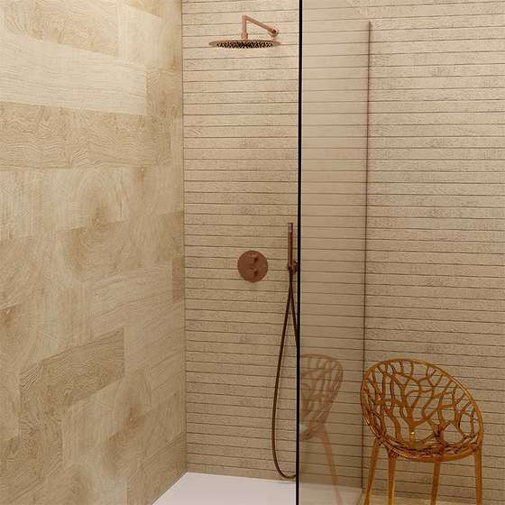 100301218 Pack Noken Round Brushed Copper (комплект душа) 100280685+100280741+100280797+100238318+100238407