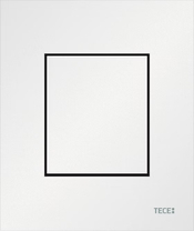 9242407 TECE Now Панель смыва писсуара пластиковая с картриджем, цвет белый матовый