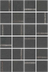 SG640520/MM Декор Гварди 2 мозаичный антрацит матовый обрезной Kerama Marazzi 30x30