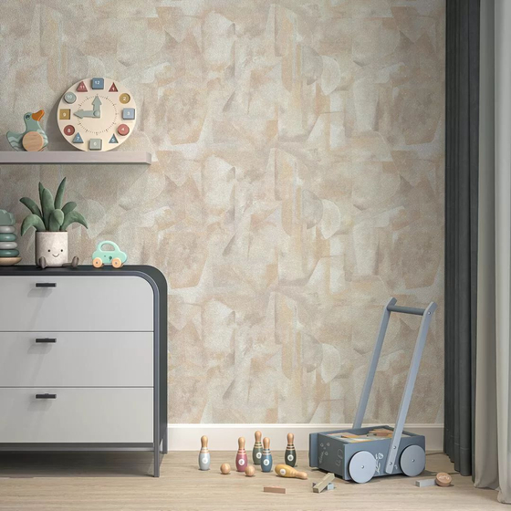 KM8317 Обои виниловые на флизел.  основе Фреш мотив, бежевый абстракция Kerama Marazzi