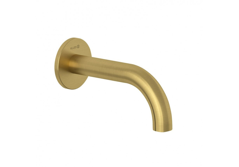 Излив для ванны Kludi Bozz, 160  мм, брашированное золото, 38505N0