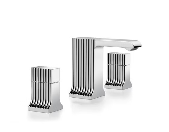 STELLA Casanova смеситель д/раковины 3 отверстия без донного клапана, излив 108 мм, хром