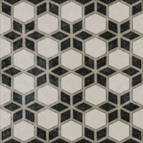 VT/A297/SG1544N Декор Фреджио 4  черно-белый Kerama Marazzi 20x20