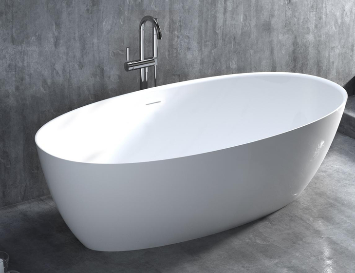 Ванна отдельностоящая Salini Alda Nuova, Solix, 1700х800х580 мм, белая матовая, 101922M