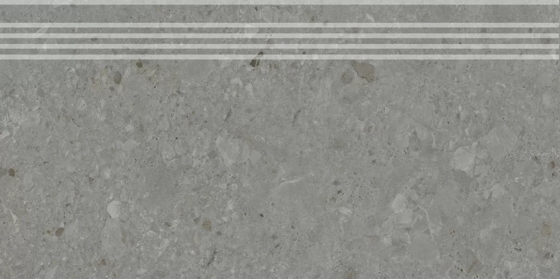 DD606120R/GR Ступень Чеппо ди Гре серый темный матовый обрезной Kerama Marazzi 30x60
