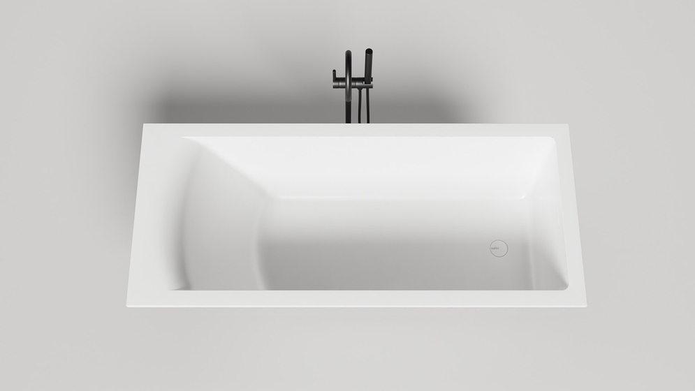 Ванна встраиваемая Salini Cascata Kit, S-Sense, 1805x800x625, белая матовая, 104513M