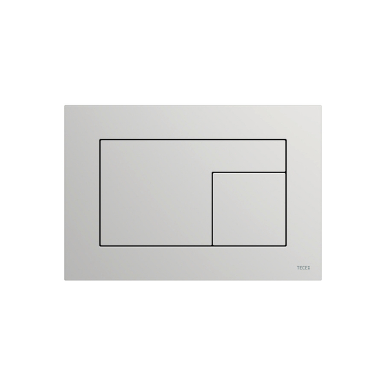 9240734 TECE Velvet Панель смыва с двумя клавишами, цвет каменно-серый